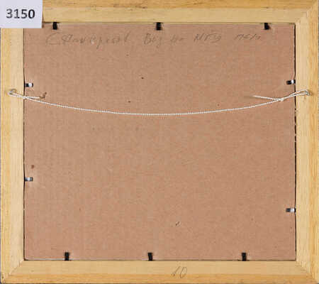 Панкратов Сергей Фёдорович. Вид на МГУ